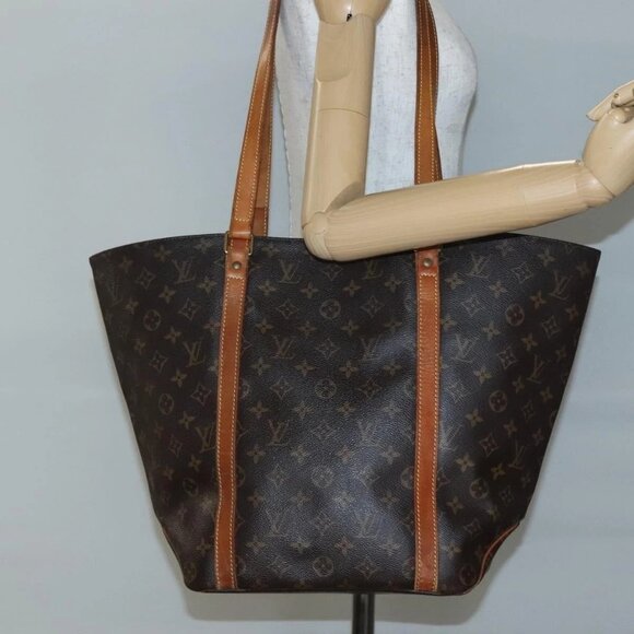 LOUIS VUITTON Monogram Sac Shopping Tote Bag - Picture 14 of 16